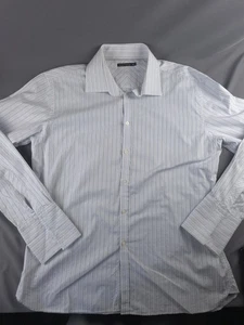 French Connection Dress Shirt Mens XXL Multi Striped Long Sleeve Cotton 2XL - Picture 1 of 16