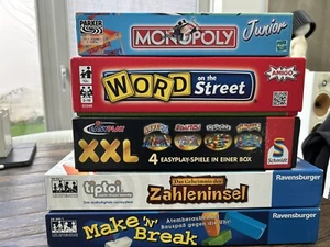 Spielesammlung, 5 Spiele Set, Schmidt, Hasbro, Ravensburger, Amigo - Bild 1 von 2