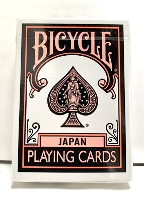 Bicycle Playing Cards Black Orange Deck Japan Limited / Trump / Rare - Image 1 of 4