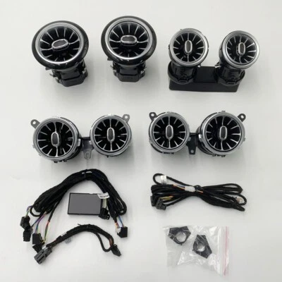 8PCS AC Vent Ambient Light Fits For Benz E-Class W213, 64 Colors Air Outlet - Image 1 of 4