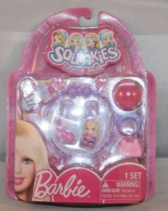NEW Squinkies Barbie Fashion Surprize Bracelet and Ring Set - NIP - Picture 1 of 2