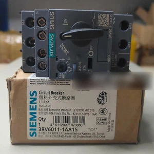 NEW SIEMENS 1PC 3RV6011-1AA15 Circuit Breaker 1.1-1.6A - Picture 1 of 5