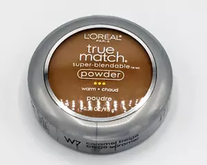 NEW L'OREAL True Match Super Blendable Powder Neutral - W7 CARAMEL BEIGE, WARM - Picture 1 of 1