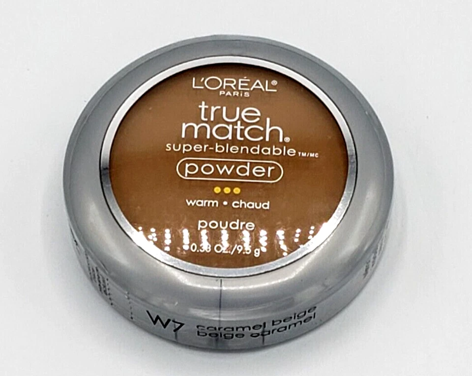 NEW L'OREAL True Match Super Blendable Powder Neutral - W7 CARAMEL BEIGE, WARM - Image 1 of 1