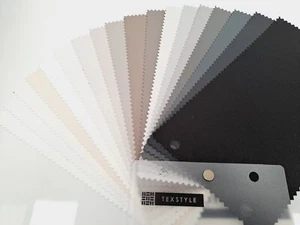 VERTICAL BLIND SLATS BLOCKOUT FABRIC BLADES MADE TO ORDER UP TO 2.2m IN FOCUS - Picture 1 of 23