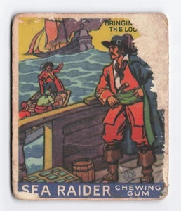 1933 World Wide Gum Sea Raiders Bringing Back the Loot #17 Boston English PR - Picture 1 of 2