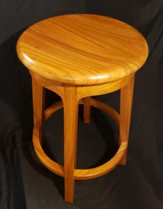 New Pacific Direct - Foxy Mindi Swivel Counter Stool - Natural - 24" Tall x 16" - Picture 1 of 7