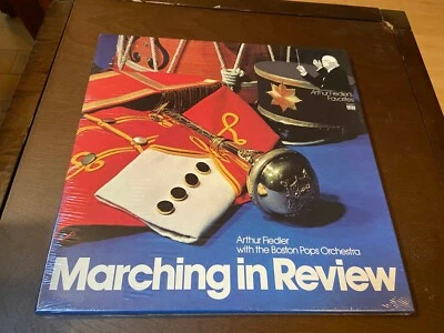 Arthur Fiedler's~Marching in Review~3LP SEALED BOXSET~Boston Pops Classical Band - Image 1 of 2
