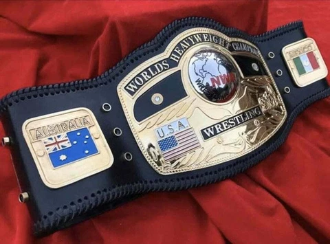 Domed Globe NWA World Heavyweight Wrestling Replica Championship Belt Adult Size Cover