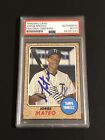 Jorge Mateo Signed 2017 Topps Hertiage Rookie Card Padres Psa/Dna