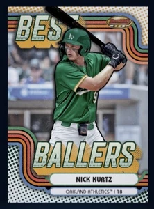 2024 TOPPS - Bowmans Best Ballers Rookie RC - NICK KURTZ (Topps scheda digitale colorata - Foto 1 di 1