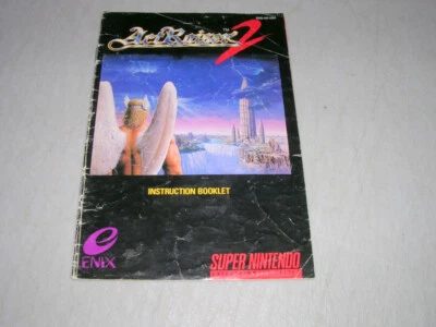 Act Raiser 2 (Super Nintendo SNES) Manual de instrucciones original b Foto 1 de 2