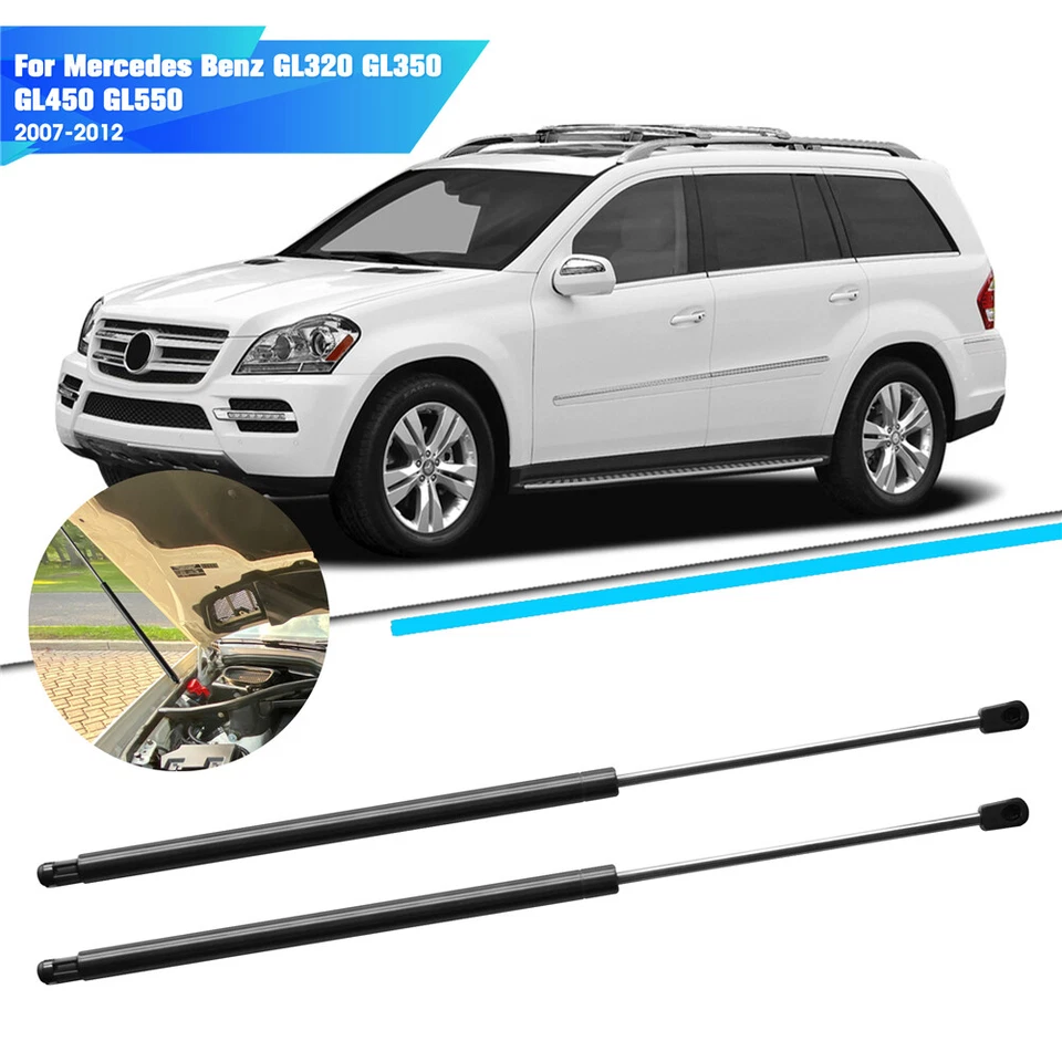 2Pcs Front Hood Lift Support Gas Struts For Mercedes-Benz GL320 GL350 GL450 - Изображение 1 из 4