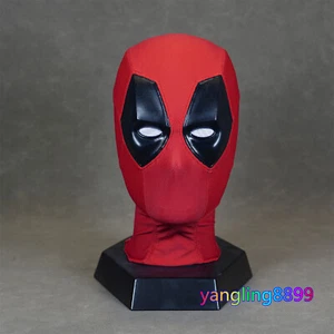 1:1 Top Quality Handmade Deadpool Cosplay Helmet Wearable Mask + Faceshell Gift - Picture 1 of 7