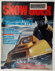 SNOW GOER Snowmobile Magazine September 1976 VTG - Picture 1 of 4