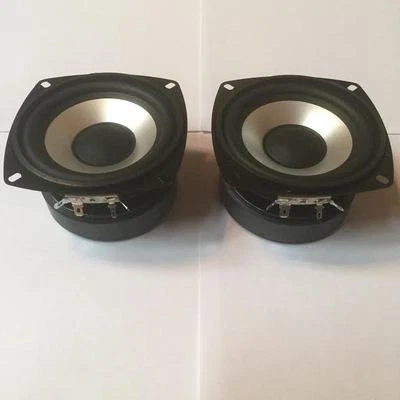 NUEVO (2) Altavoces Woofer 4" 8ohm Pin Cojín Monitor Repuesto cuatro pulgadas PAR Foto 1 de 4