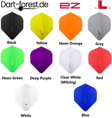 L-Style - L1 EZ Champagne Flights in verschiedenen Farben Dartflights Flight