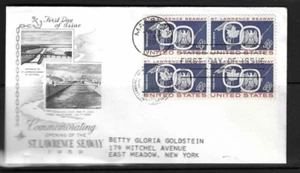 USA SC # 1131 St. Lawrence Seaway FDC . Artcraft Cachet - Picture 1 of 1