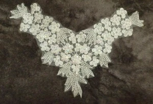 Cotton Lace Insertion with sequine Edge Trim Dresses Clothes Crafting Crafts 1 - Picture 1 of 2