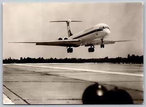 RPPC German IF Interflug Intereflow Tubine Jet Airliner IL 62 Landing 4x6 M2 - Picture 1 of 2
