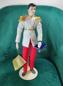 Franklin Mint Heirloom Doll Disney Cinderella's Prince Charming Porcelain 15.5" - Picture 1 of 23