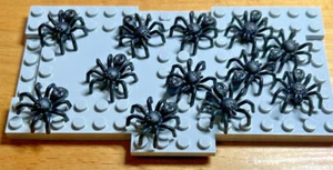 LOT of 12 Lego Pieces Black Spider Halloween Mini Figures Animal Insect Bugs - Picture 1 of 3