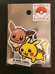 Pikachu & Eevee B Side Label Pokemon Sticker UV & Water Resistant US SHIPPING - Bild 1 von 2