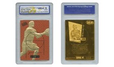 1996 MICHAEL JORDAN Fleer Court Masters FEEL THE GAME 23K GOLD Card GEM MINT 10