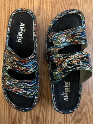 Correas de cuero Alegria deslizables violeta onda primaria talla 40/9,5 Foto 1 de 4