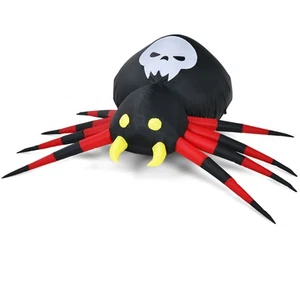Araña inflable de Halloween Topbuy de 6,5 pies larga para exteriores interiores araña inflable - Imagen 1 de 6