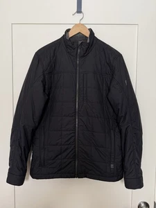 KUHL Mens Quilted Insulated Rebel Puffer Jacket Sz M Black Full Zip Winter - Picture 1 of 16