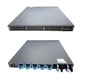Switch Juniper QFX5100-48T-AFI 48x 100M/1G/10G RJ-45 6x 40Gbit QSFP 2xPSU ID - Zdjęcie 1 z 7