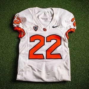 Camiseta deportiva blanca emitida por el equipo Nike 2011-12 NCAA OSU Oregon State Beavers juego PAC-12 - Imagen 1 de 14