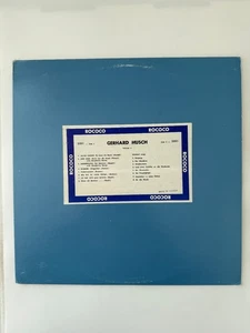 Gerhard Husch - Vol. II 12" Record 33 RPM Rococo Classical Stereo - Picture 1 of 5