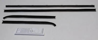 Barredores de ventanas para Plymouth Barracuda 1967-69 2 puertas Nortchback OEM HECHO EN EE. UU. Foto 1 de 4