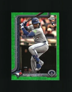 ORELVIS MARTINEZ 2025 TOPPS CHROME LOGOFRACTOR ROOKIE GREEN RC /99 - Bild 1 von 2