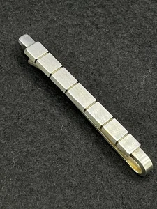 GEORG JENSEN DENMARK Men Sterling Silver Tie Bar Clip 5.5cm 64A Henry Pilstrup - Picture 1 of 14
