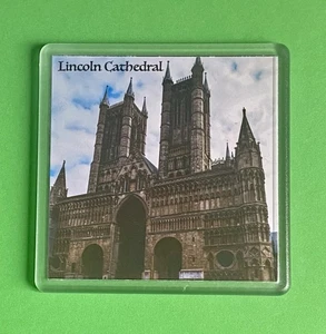 Lincoln Cathedral Coaster Single Acrylic - Picture 1 of 1