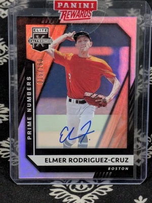 2021 Panini Elite Extra Edition - Elmer Rodriguez-Cruz #97 Prime Numbers A /160 - Image 1 of 4