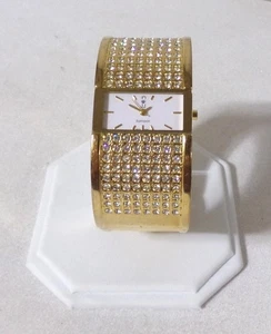 Jules Jergensen Fashion Runway Ladies Designer Cuff Watch - Picture 1 of 12
