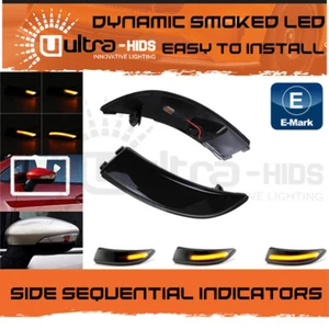 2x Dynamic LED Turn Signal Mirror Light Indicator Ford Fiesta MK7 09-17 7.5 - Picture 1 of 5