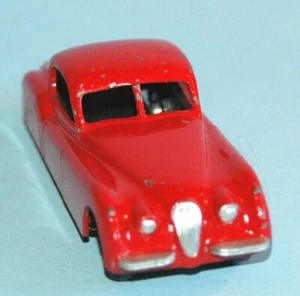 DINKY Meccano UK original 1957 JAGUAR XK120 FHC #157 Sports Coupé red spun hubs - Picture 1 of 7