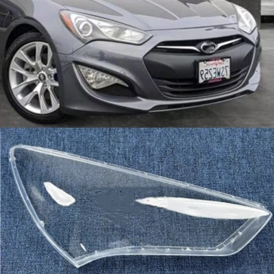 Cubierta de lente de faro derecho carcasa de pantalla para Hyundai Genesis cupé 2013-16 Foto 1 de 4