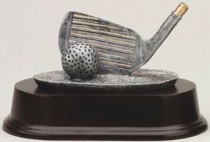 Trofeo de cuña de club de golf de 3,5" personalizado gratis - Imagen 1 de 2