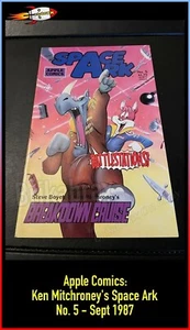 Apple Comics: Ken Mitchroney's Space Ark No. 5 - Sept 1987 (Vintage Paper Comic) - Picture 1 of 8