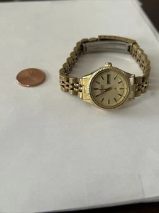 CITIZEN QUARTZ DAMEN ARMBANDUHR EDELSTAHL MIER 3 VINTAGE NIE GETESTET - Bild 1 von 5