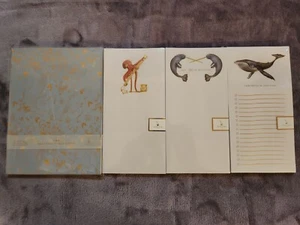 Good Juju Ink Oceanica Collection Stationary set Octopus Narwhal Whale notepad - Picture 1 of 12