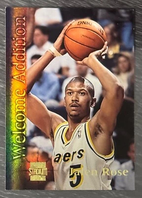 1997-98 Topps Stadium Club "Welcome Addition" #23 JALEN ROSE 🏀 FREE SHIPPING 🏀 - Image 1 of 3
