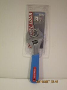 Channellock 808WCB Code Blue Wide Adjustable Wrench-NEW SEALED PAK FREE SHIPPING