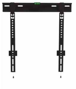Montaje de TV de bajo perfil negro para televisores de 23""-65"" hasta 77 lb listado UL de alta resistencia - Imagen 1 de 9